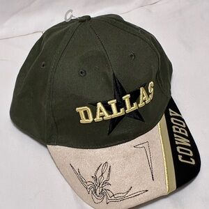 Super unique Dallas Cowboys cap by 20ten green,beige, black NWOT
